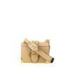 Bolso de mano Prada Cahier en cuero beige - 360 thumbnail
