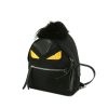 Fendi Bag Bugs backpack in black canvas and black leather - 00pp thumbnail