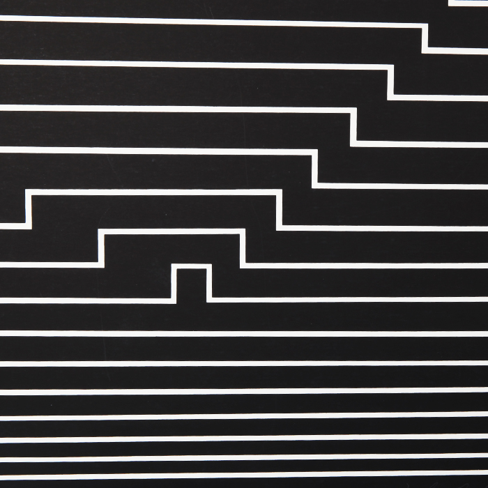 Victor Vasarely, "Illile (Bordure verte)", sérigraphie en couleurs sur papier, signée et numérotée, de 1973 - Detail D3