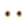 Paire de boucles d'oreilles Tiffany & Co Jean Schlumberger en or jaune et lapis-lazuli - 00pp thumbnail