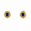 Tiffany & Co Jean Schlumberger earrings in yellow gold and lapis-lazuli - 360 thumbnail