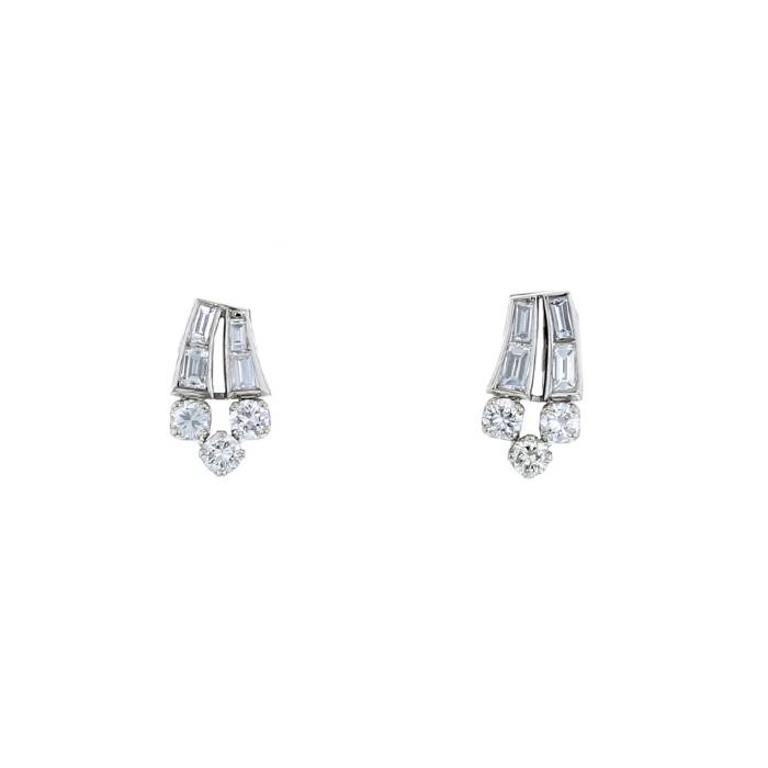 Boucles D'oreilles Clip Vintage Années 1950 - Motif Lunes - Édition Limitée French Fashion