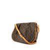 Louis Vuitton Menilmontant large model shoulder bag in brown monogram canvas and natural leather - 00pp thumbnail