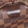 Louis Vuitton Speedy 35 handbag in brown damier canvas and brown leather - Detail D3 thumbnail