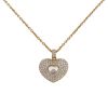 Chopard Happy Diamonds pendant in pink gold and diamonds - 00pp thumbnail