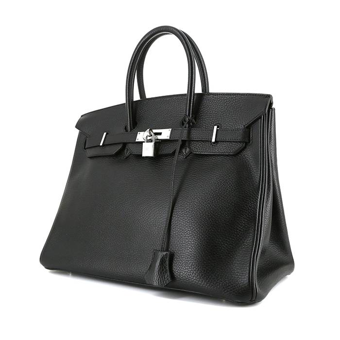 Hermes Kelly Handbag Togo 35 Black 2002