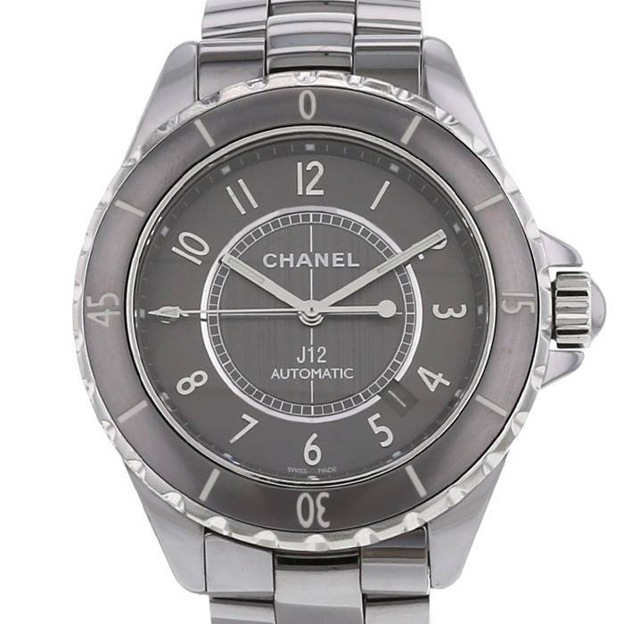 Chanel J12 watch in titanium ceramic Ref:  H2934 Circa  2017 - 00pp