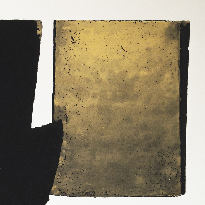 Pierre Soulages, "Eau-forte XXXI", etching in colors on paper, signed and numbered, of 1974 - Detail D1