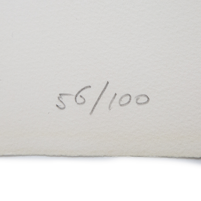 Pierre Soulages, "Eau-forte XXXI", eau-forte en couleurs sur papier, signée et numérotée, de 1974 - Detail D3