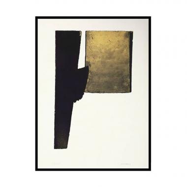 Pierre Soulages, "Eau-forte XXXI", eau-forte en couleurs sur papier, signée et numérotée, de 1974