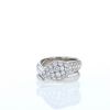 Vintage ring in white gold and diamonds - 360 thumbnail