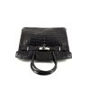 Hermes Birkin 30 cm handbag in mate black niloticus crocodile - 360 Front thumbnail