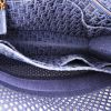 Dior Book Tote large model shopping bag in blue canvas - Detail D2 thumbnail