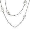 Hermes Farandole medium model long necklace in silver - 00pp thumbnail