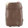 Louis Vuitton  Pegase suitcase  in brown monogram canvas  and natural leather - 360 thumbnail