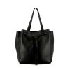 Celine Cabas shopping bag in black leather - 360 thumbnail