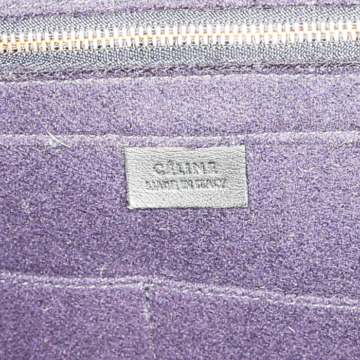 Celine Cabas shopping bag in black leather - Detail D3