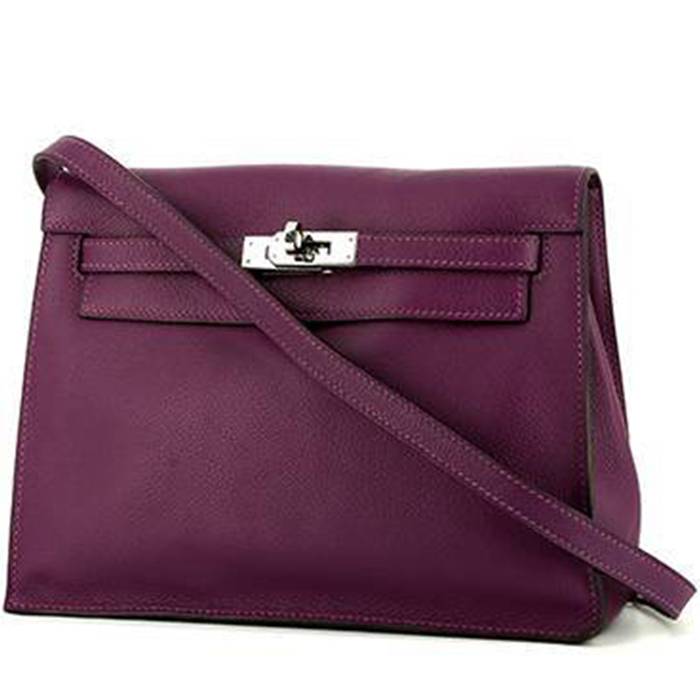 Hermès Danse clutch-belt in Purple Anemone EverGrain Leather