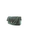Chanel Timeless large model handbag in blue denim - 00pp thumbnail