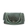 Chanel Timeless large model handbag in blue denim - 360 thumbnail