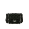 Bolso bandolera Chanel Mini Timeless en cuero acolchado negro - 360 thumbnail