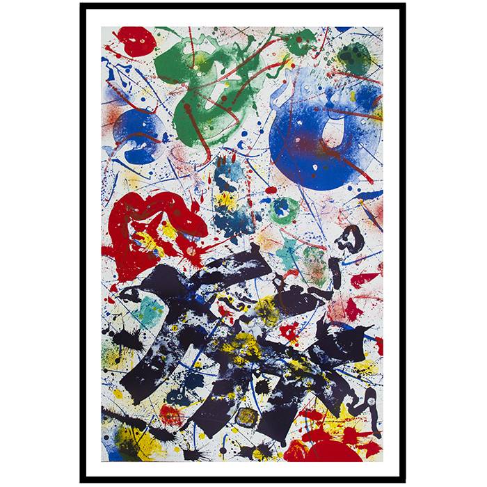Sam Francis, "Untitled" (SF 357), lithograph in colors on paper, signed and numbered, of 1992 - 00pp