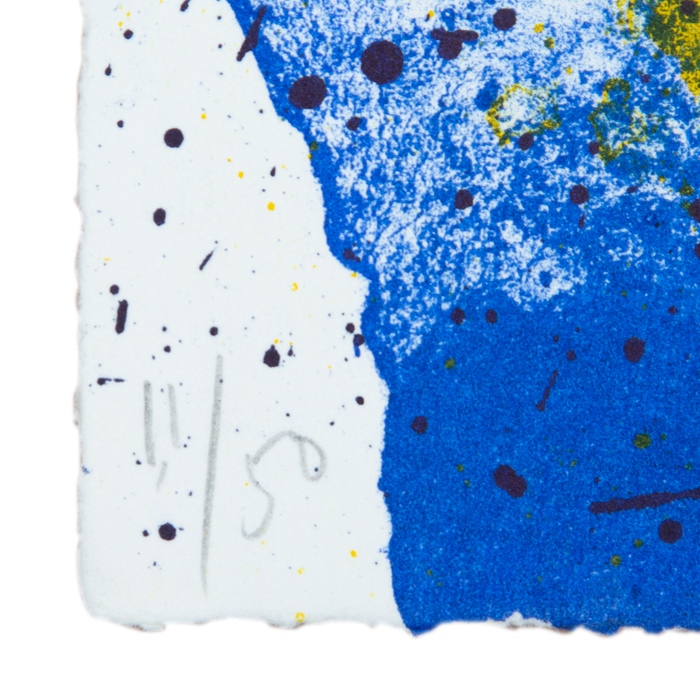 Sam Francis, "Untitled" (SF 357), lithograph in colors on paper, signed and numbered, of 1992 - Detail D3