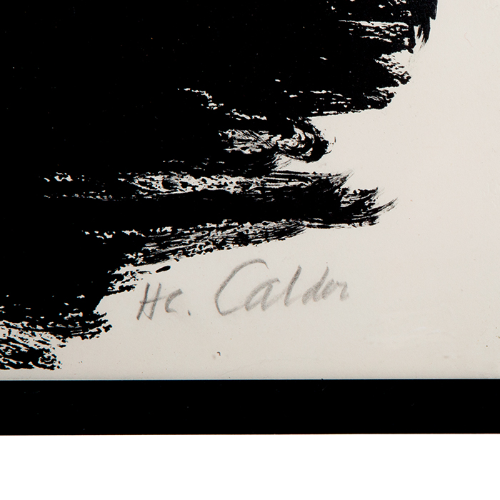 Alexander Calder, "Marée basse", lithographie en couleurs sur papier, signée, justifiée et encadrée, de 1969 - Detail D1