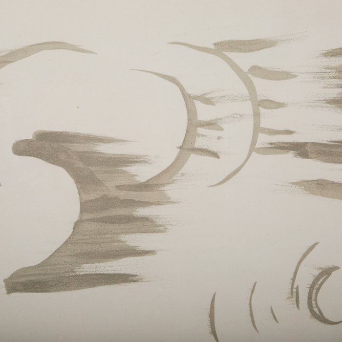 Alexander Calder, "Marée basse", lithographie en couleurs sur papier, signée, justifiée et encadrée, de 1969