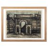 Bernard Buffet, "La porte Saint-Martin", lithograph in colors on Vélin paper, signed, numbered and framed, of 1962 - 00pp thumbnail