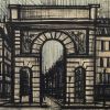 Bernard Buffet, "La porte Saint-Martin", lithograph in colors on Vélin paper, signed, numbered and framed, of 1962 - Detail D4 thumbnail