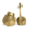 Arman, "Violon", gilded patinated bronze sculpture, Jacques Putman limited edition, signed and numbered, of 1972 - 00pp thumbnail