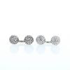 Hermès pair of cufflinks in silver - 360 thumbnail