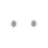 Orecchini a bottone Cartier Himalaya in oro bianco e diamanti - 00pp thumbnail