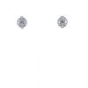 Cartier Himalaya small earrings in white gold and diamonds - 360 thumbnail