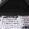 Borsa Chanel Timeless jumbo in tweed nero blu rosso e bianco - Detail D3 thumbnail