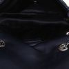 Bolso de mano Chanel Timeless en lona acolchada negra y lentejuelas azules - Detail D3 thumbnail