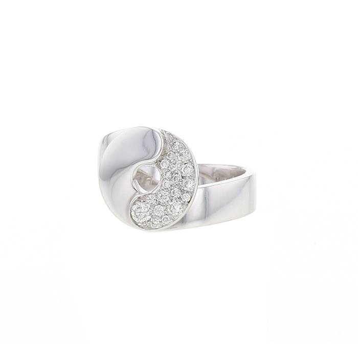 Dinh Van Double Sens ring in white gold and diamonds - 00pp