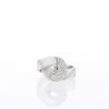 Dinh Van Double Sens ring in white gold and diamonds - 360 thumbnail