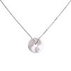 Dinh Van Double Sens necklace in white gold and diamonds - 00pp thumbnail