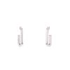 Dinh Van Maillons earrings in white gold - 00pp thumbnail
