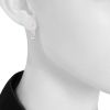 Paire de boucles d'oreilles Dinh Van Maillons en or blanc - Detail D1 thumbnail