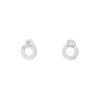 Dinh Van Menottes R7,5 small earrings in white gold and diamonds - 00pp thumbnail