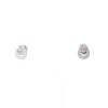 Paire de puces d'oreilles Dinh Van Menottes R7,5 en or blanc et diamants - 360 thumbnail