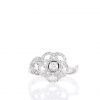 Chanel Camelia small model ring in white gold and diamonds - 360 thumbnail