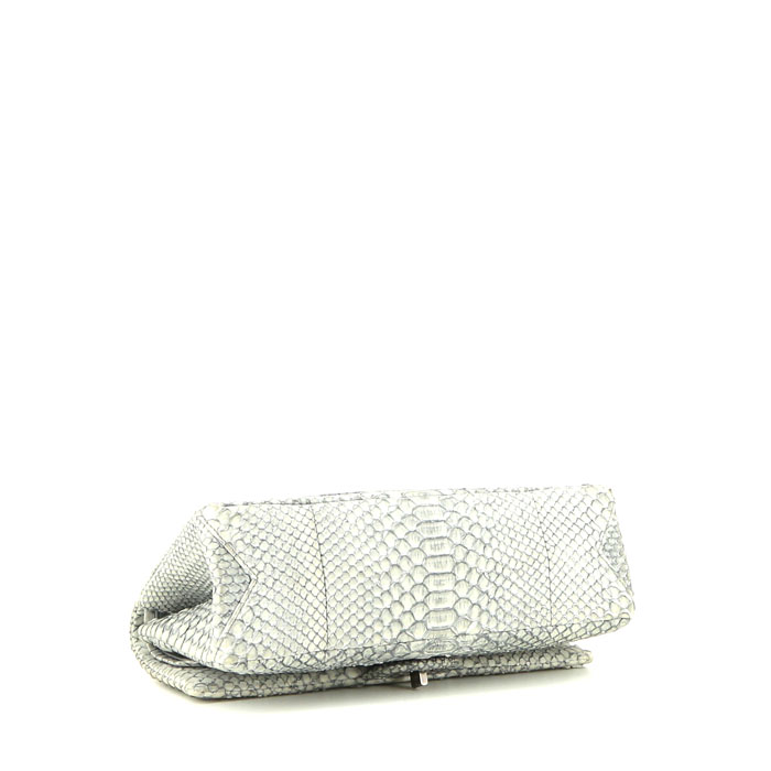 Borsa Chanel 2.55 in pitone grigio - Detail D5