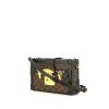 Louis Vuitton Petite Malle handbag in brown monogram canvas and black leather - 00pp thumbnail