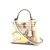 Hermès Kelly 25 cm In&Out handbag in white Nata Swift leather - 00pp thumbnail