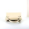 Hermès Kelly 25 cm In&Out handbag in white Nata Swift leather - 360 Front thumbnail