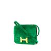 Hermes Constance mini shoulder bag in green doblis calfskin - 00pp thumbnail